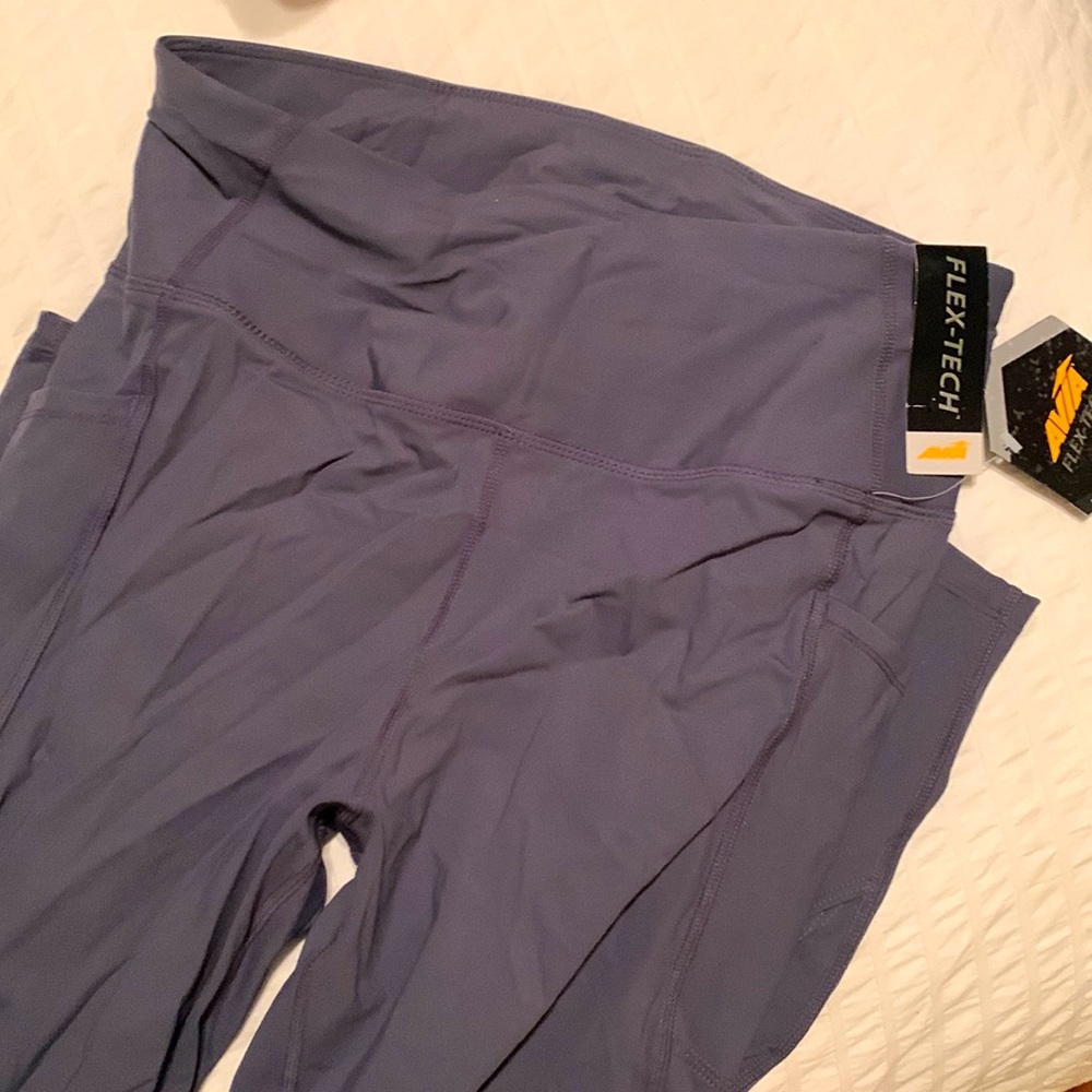 blue grey leggings